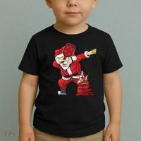 Funny Pickleball Christmas Santa Playing Pickleball Toddler T-Shirt thumb 2