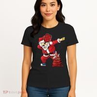 Funny Pickleball Christmas Santa Playing Pickleball Women's T-Shirt thumb 4