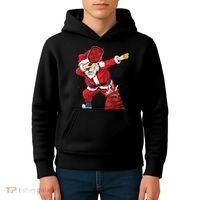 Funny Pickleball Christmas Santa Playing Pickleball Kids Hoodie thumb 4