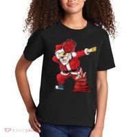 Funny Pickleball Christmas Santa Playing Pickleball Kids T-Shirt thumb 2