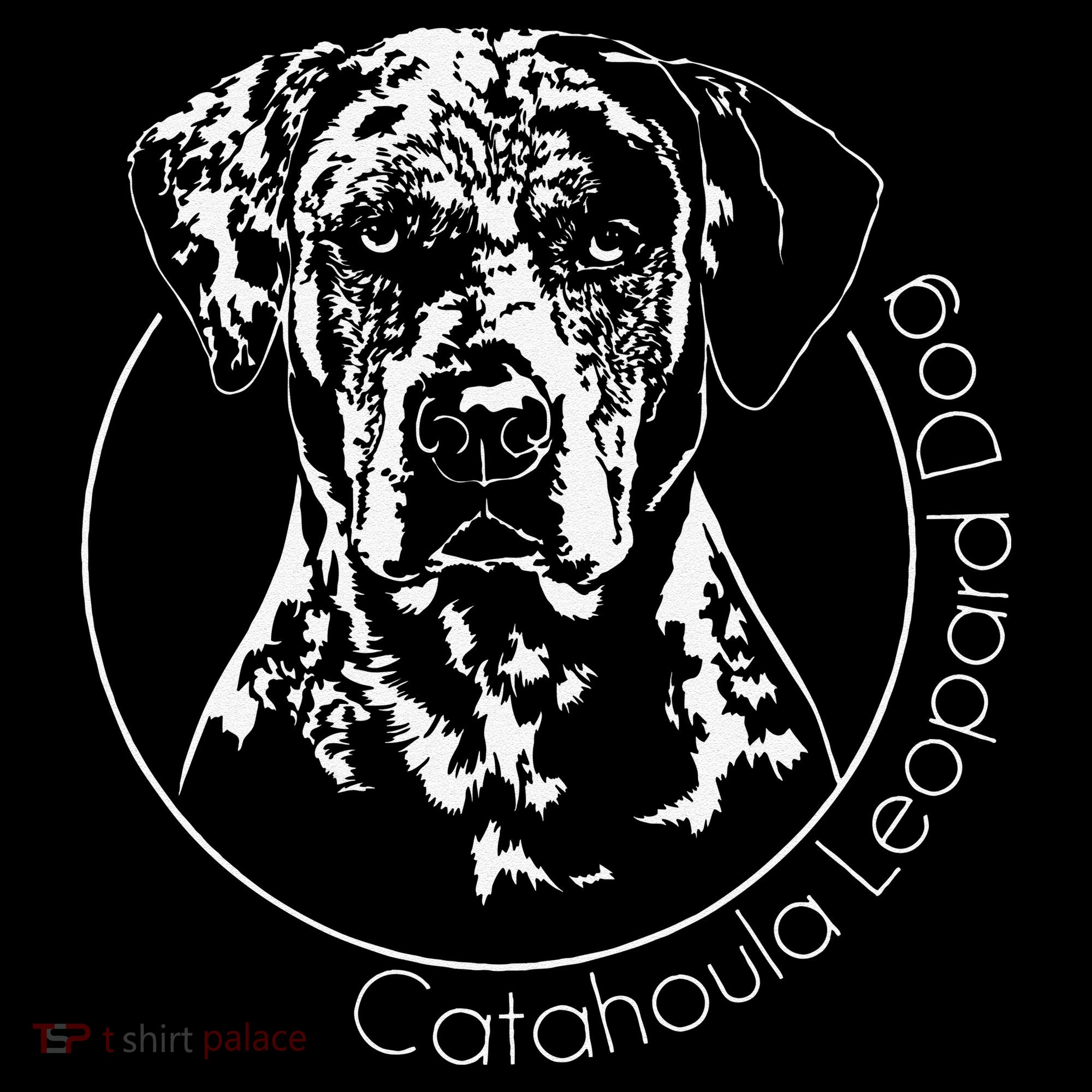 Funny Proud Catahoula Leopard Dog Portrait Gift Present Women's Hoodie