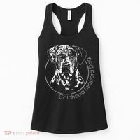 Funny Proud Catahoula Leopard Dog Portrait Gift Present Women's Tank Top thumb 0
