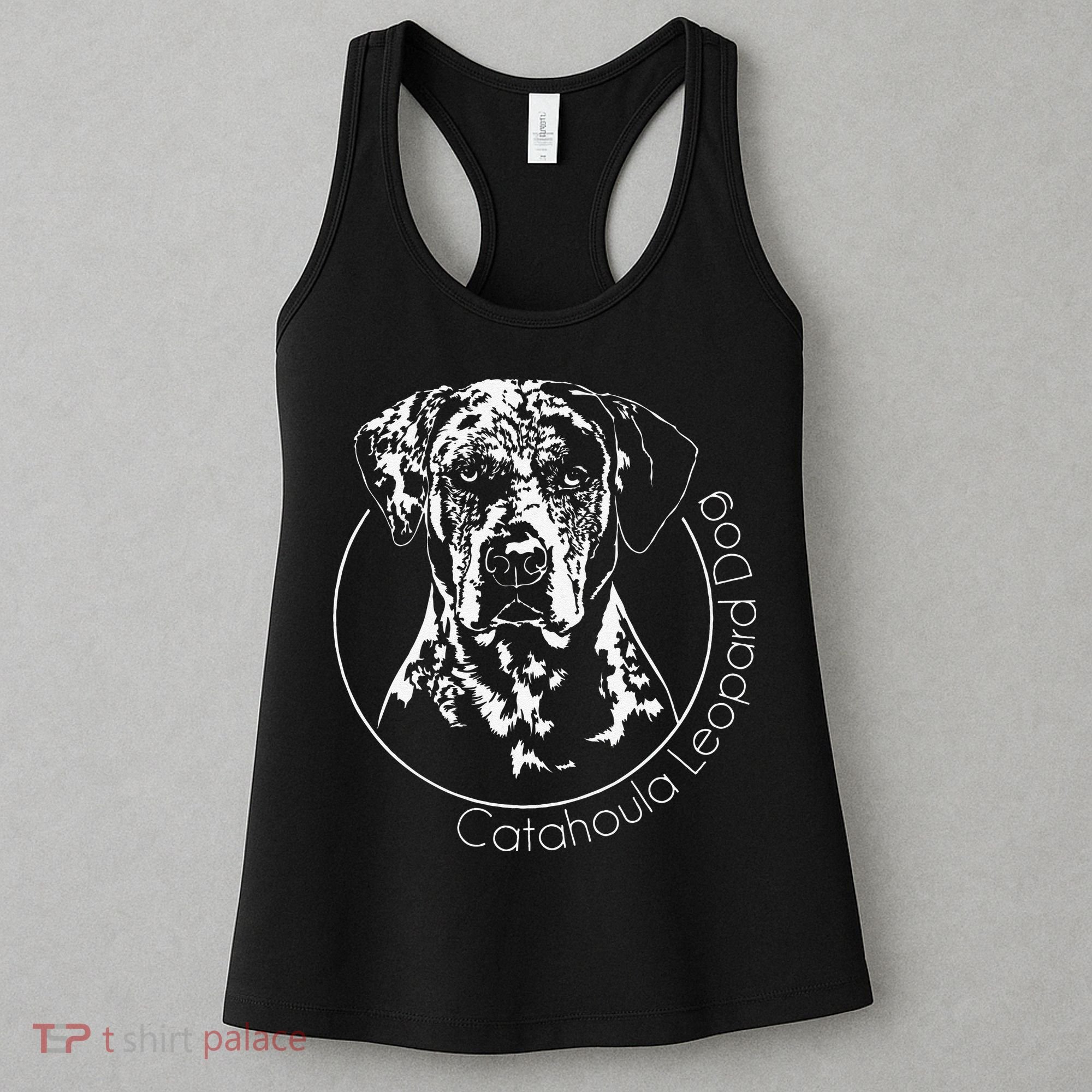 Funny Proud Catahoula Leopard Dog Portrait Gift Present Women's Tank Top