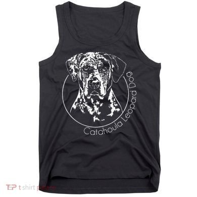 Funny Proud Catahoula Leopard Dog Portrait Gift Present Tank Top