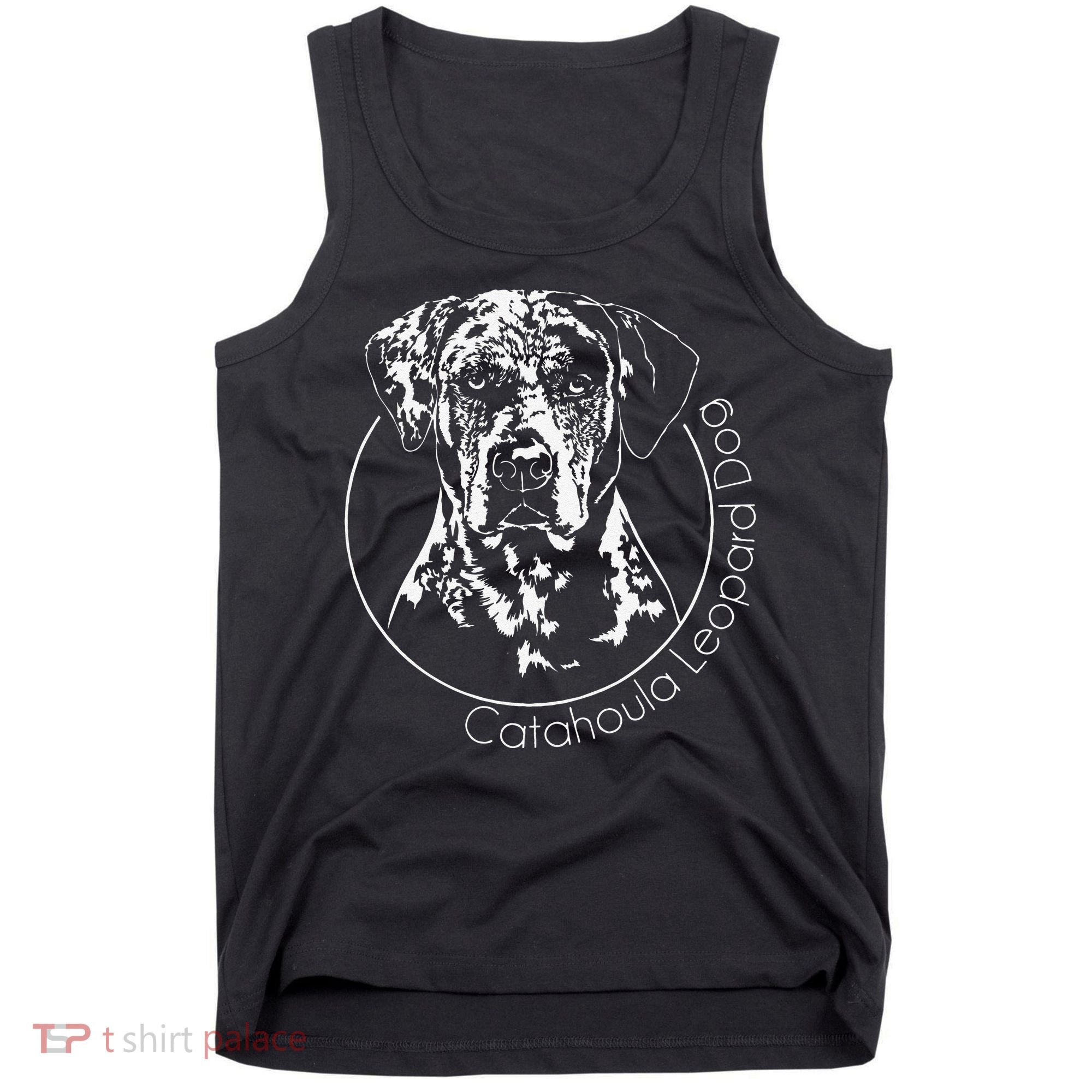 Funny Proud Catahoula Leopard Dog Portrait Gift Present Tank Top