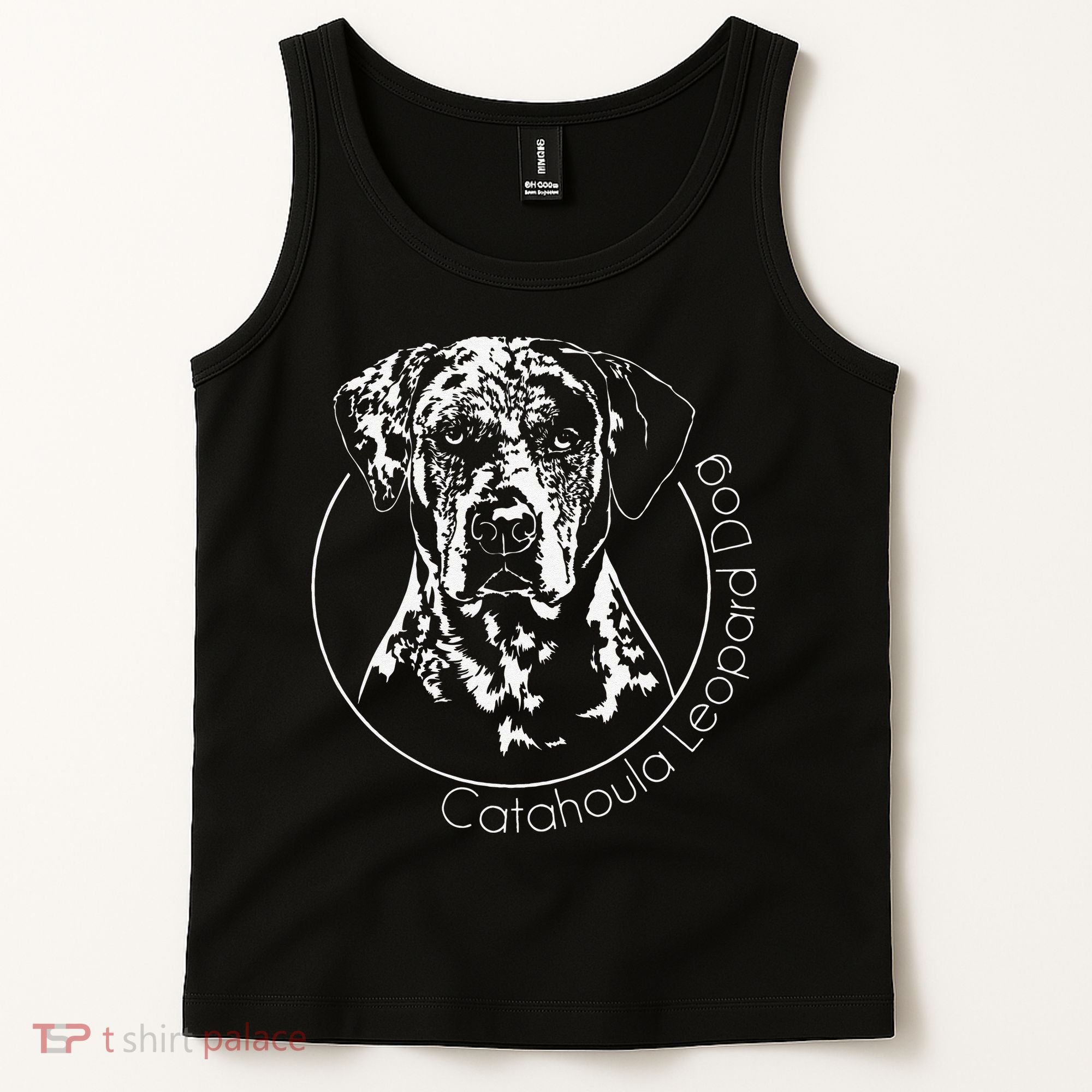 Funny Proud Catahoula Leopard Dog Portrait Gift Present Tank Top