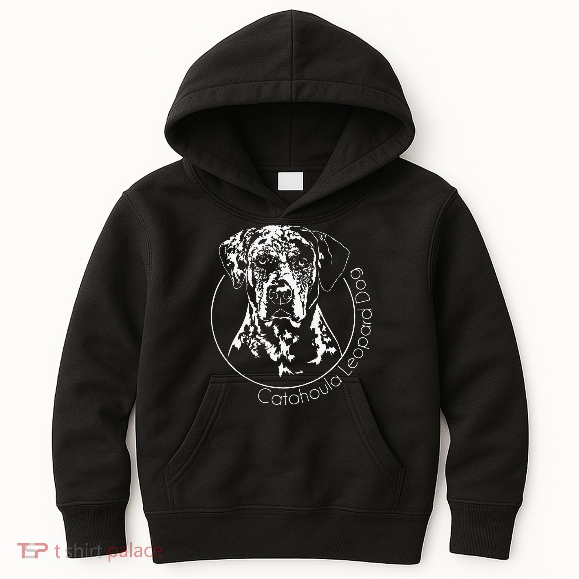 Funny Proud Catahoula Leopard Dog Portrait Gift Present Kids Hoodie