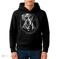 Funny Proud Catahoula Leopard Dog Portrait Gift Present Kids Hoodie thumb 4