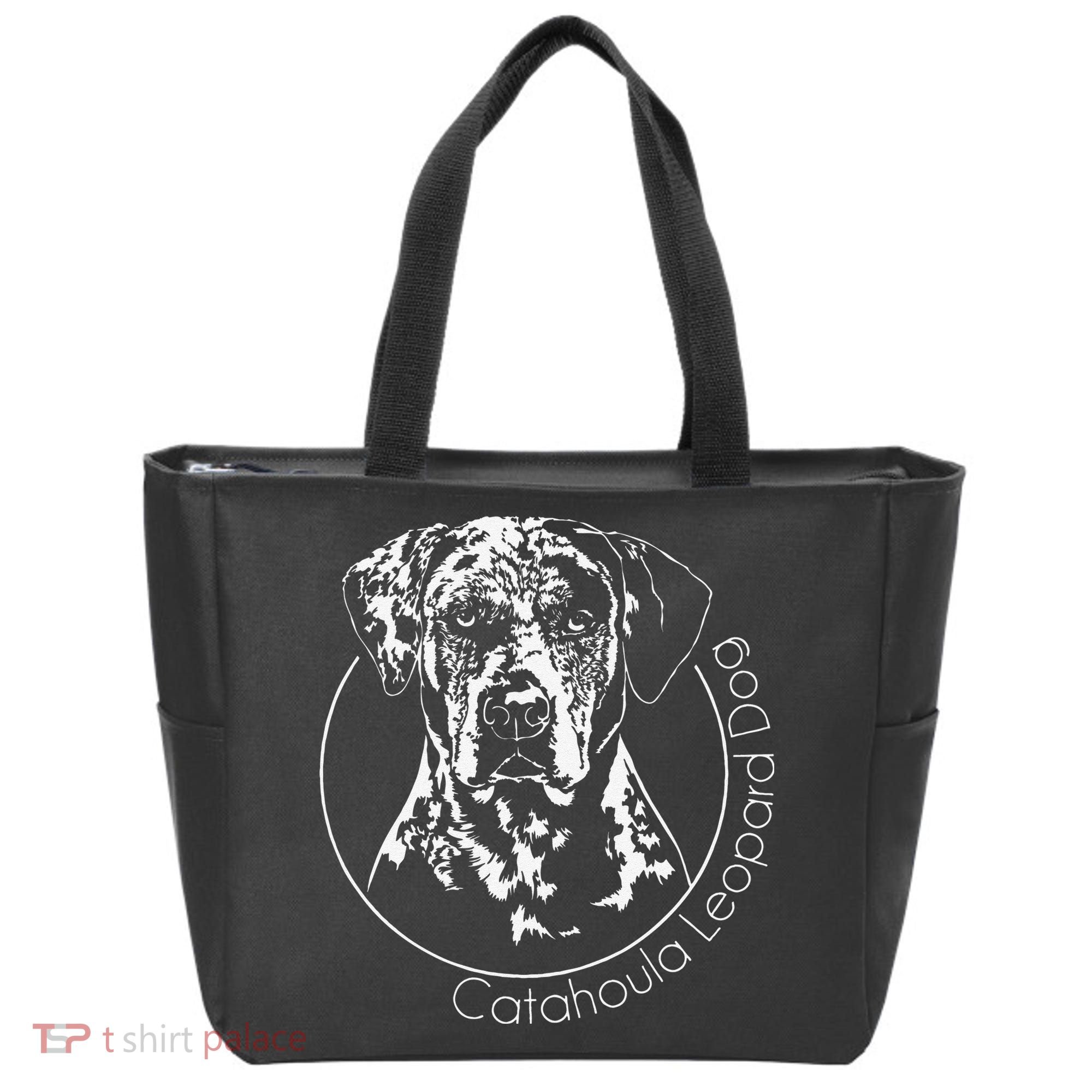 Funny Proud Catahoula Leopard Dog Portrait Gift Present Tote Bag