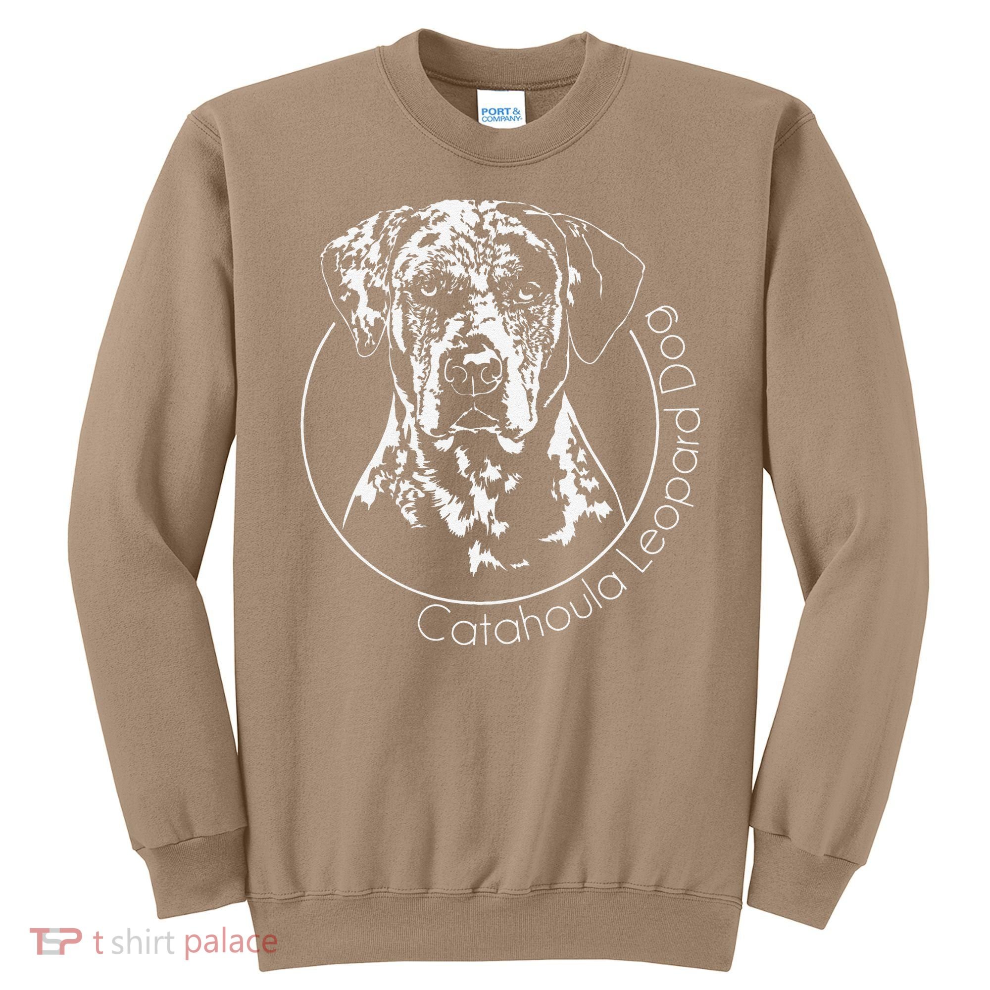 Funny Proud Catahoula Leopard Dog Portrait Gift Present Sweatshirt