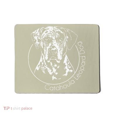 Funny Proud Catahoula Leopard Dog Portrait Gift Present Mousepad