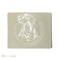 Funny Proud Catahoula Leopard Dog Portrait Gift Present Mousepad thumb 0