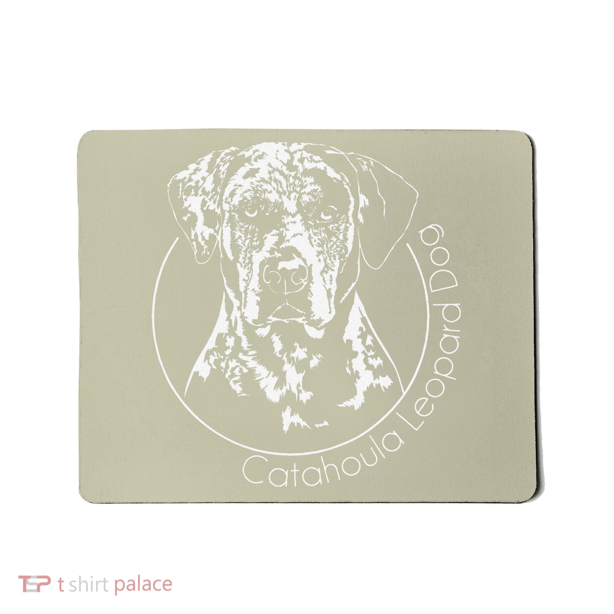 Funny Proud Catahoula Leopard Dog Portrait Gift Present Mousepad