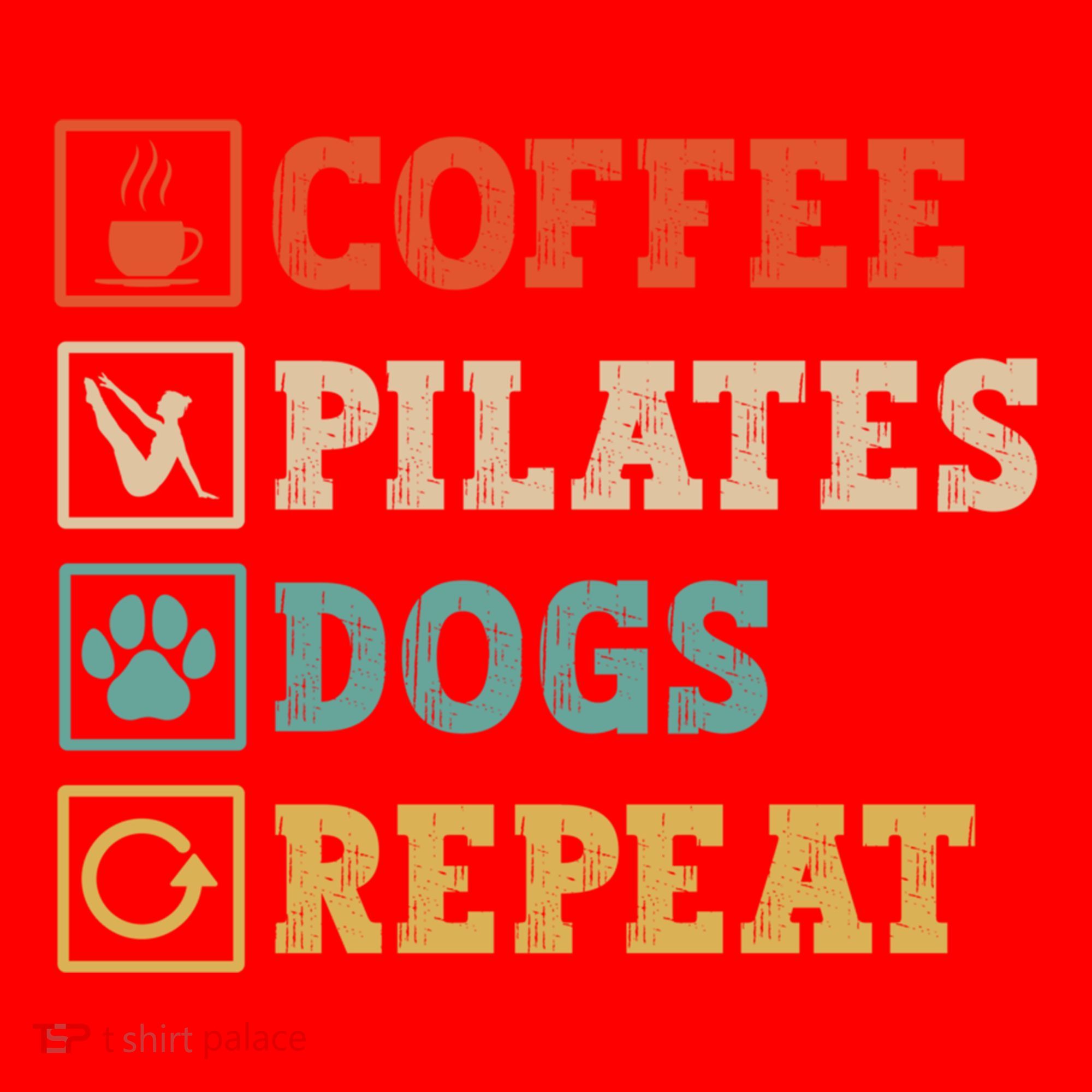 Funny Pilates Coffee Pilates Dogs Repeat Pilates Lover Gift Santa Hat