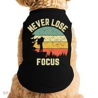 Funny Photographer Camera Never Lose Focus Photography Doggie Tank thumb 0