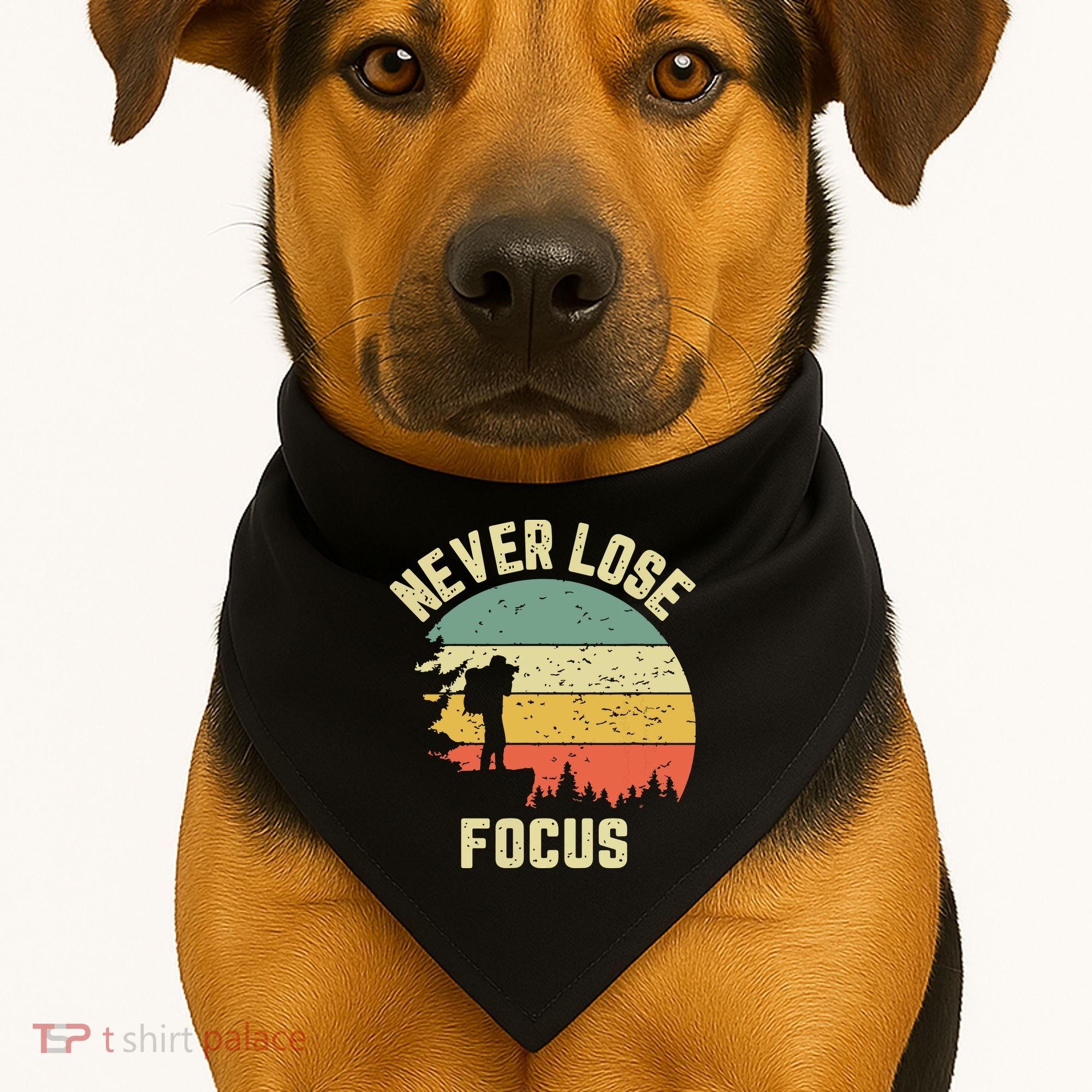 Funny Photographer Camera Never Lose Focus Photography USA-Made Doggie Bandana
