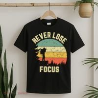 Funny Photographer Camera Never Lose Focus Photography T-Shirt thumb 2