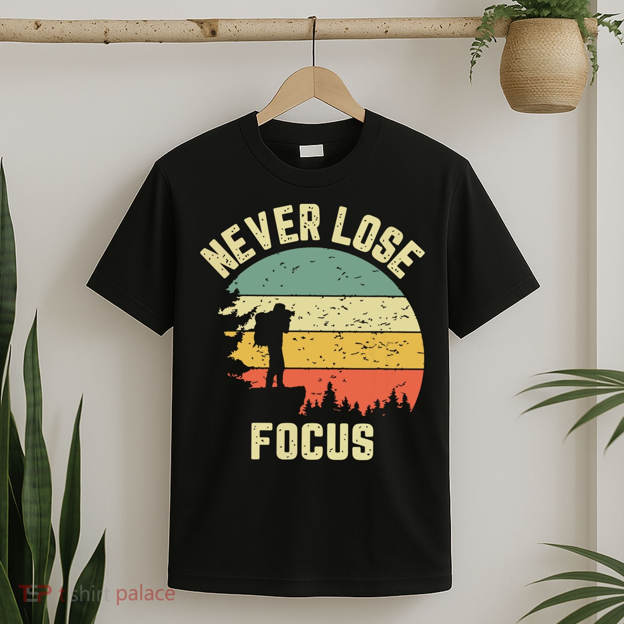 Funny Photographer Camera Never Lose Focus Photography T-Shirt
