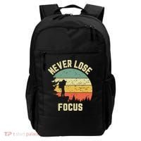 Funny Photographer Camera Never Lose Focus Photography Backpack thumb 0