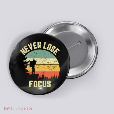 Funny Photographer Camera Never Lose Focus Photography Button