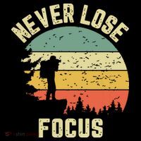 Funny Photographer Camera Never Lose Focus Photography Mousepad thumb 1