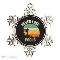 Funny Photographer Camera Never Lose Focus Photography Ornament thumb 0