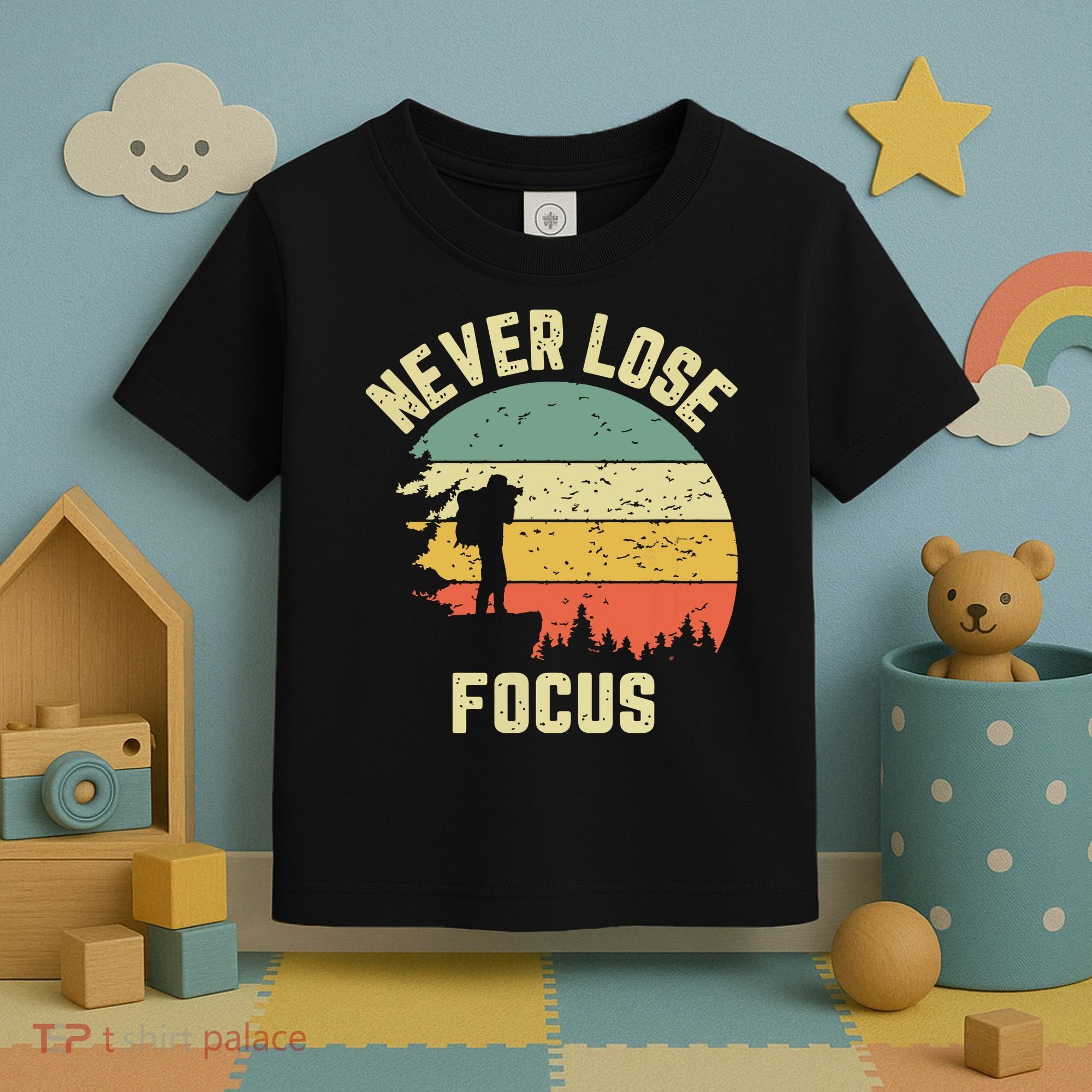 Funny Photographer Camera Never Lose Focus Photography Toddler T-Shirt