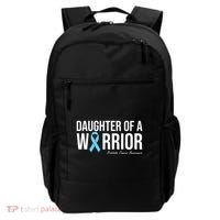 Family Prostate Cancer Awareness Light Blue Daughter Warrior Backpack thumb 0