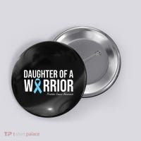 Family Prostate Cancer Awareness Light Blue Daughter Warrior Button thumb 0