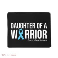 Family Prostate Cancer Awareness Light Blue Daughter Warrior Mousepad thumb 0