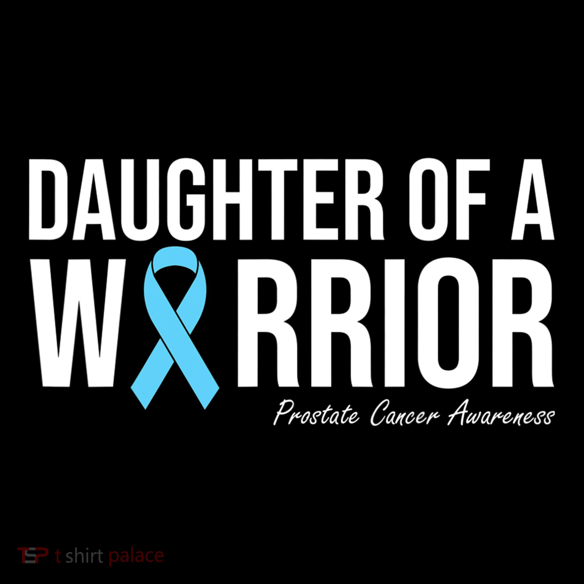 Family Prostate Cancer Awareness Light Blue Daughter Warrior Ornament