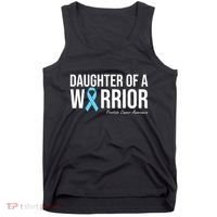 Family Prostate Cancer Awareness Light Blue Daughter Warrior Tank Top thumb 0