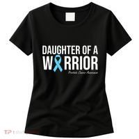 Family Prostate Cancer Awareness Light Blue Daughter Warrior Women's T-Shirt thumb 0