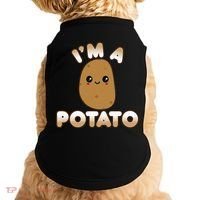 Funny Potato Costume Cute Kawaii Style Smiling Im A Potato Doggie Tank thumb 0
