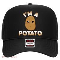 Funny Potato Costume Cute Kawaii Style Smiling Im A Potato Hat thumb 0