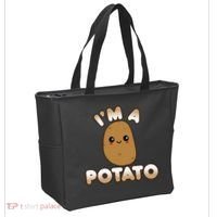 Funny Potato Costume Cute Kawaii Style Smiling Im A Potato Tote Bag thumb 2