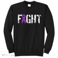 Fight Pancreatic Cancer Military Style Awareness Ribbon Sweatshirt thumb 0