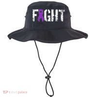 Fight Pancreatic Cancer Military Style Awareness Ribbon Bucket Hat thumb 0