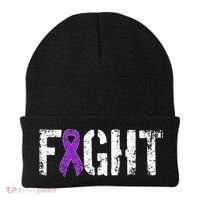 Fight Pancreatic Cancer Military Style Awareness Ribbon Beanie thumb 0