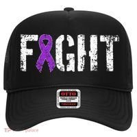 Fight Pancreatic Cancer Military Style Awareness Ribbon Hat thumb 0