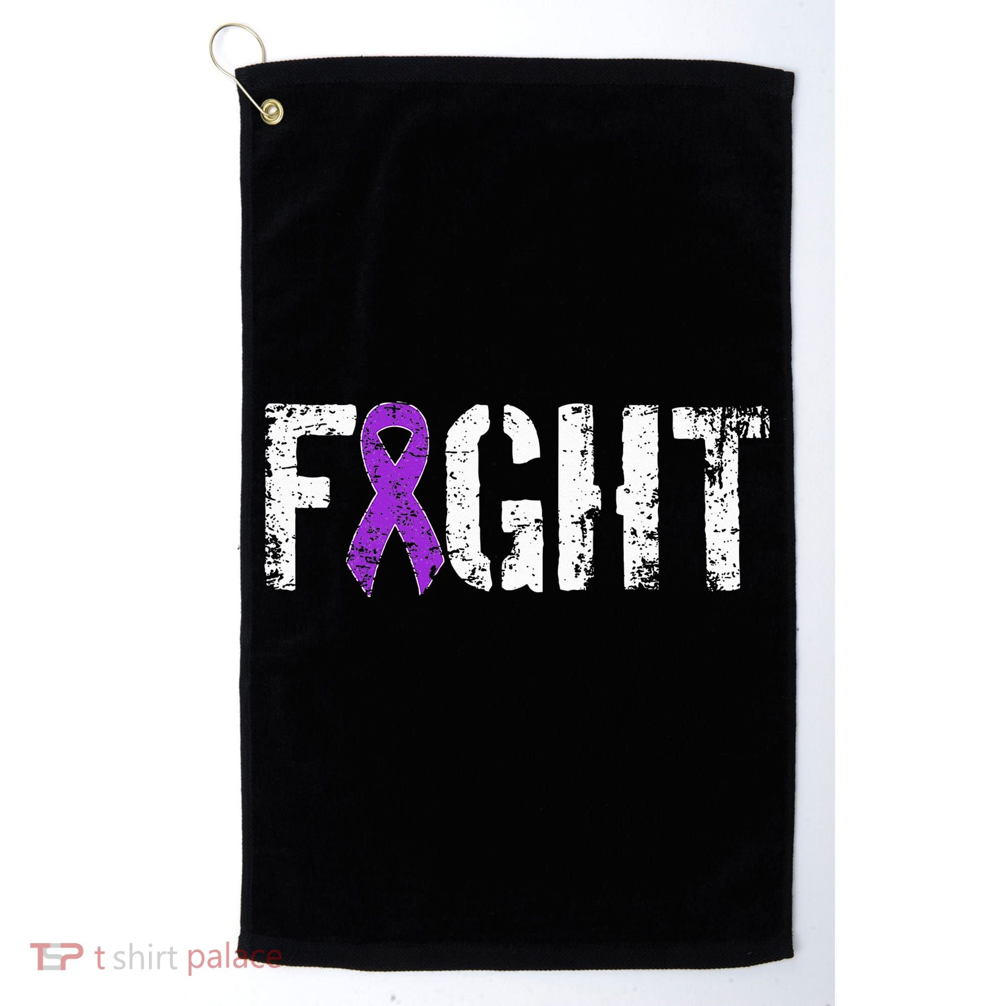 Fight Pancreatic Cancer Military Style Awareness Ribbon Golf Towel