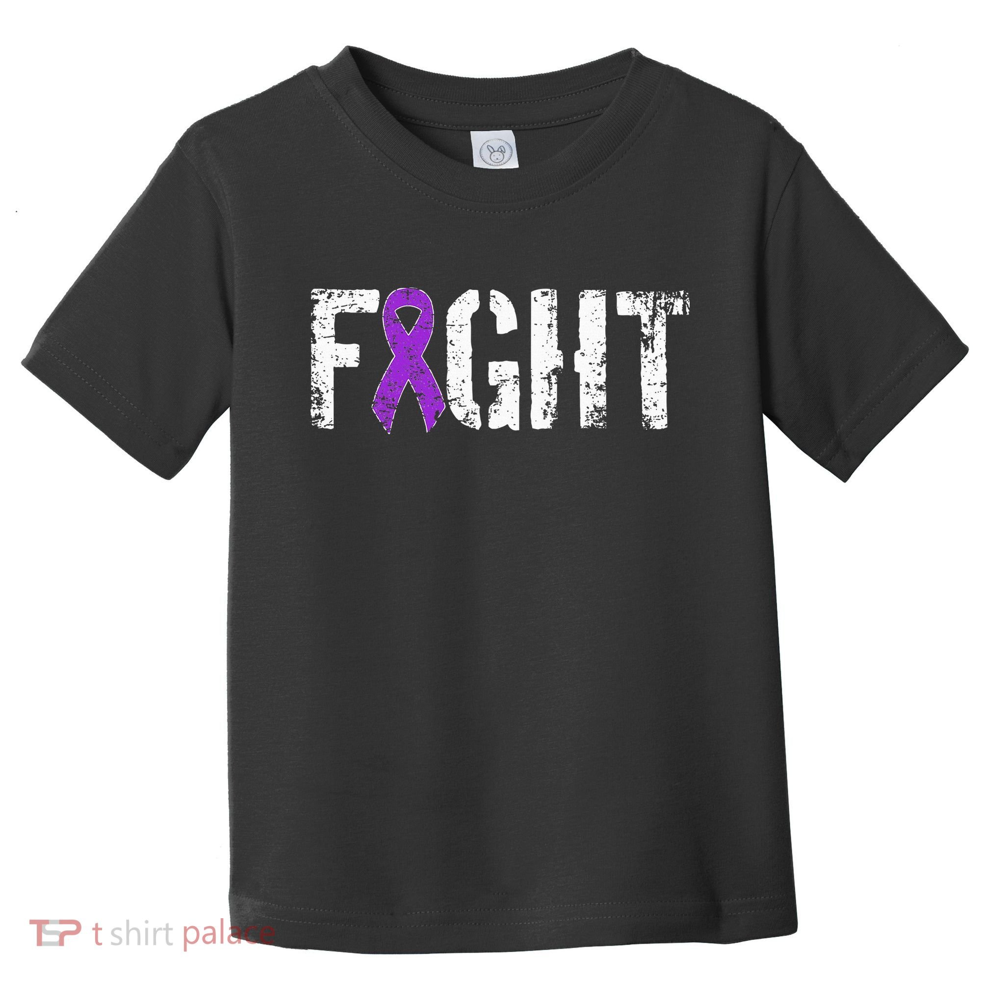 Fight Pancreatic Cancer Military Style Awareness Ribbon Toddler T-Shirt