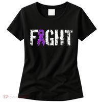 Fight Pancreatic Cancer Military Style Awareness Ribbon Women's T-Shirt thumb 0