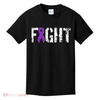 Fight Pancreatic Cancer Military Style Awareness Ribbon Kids T-Shirt thumb 0