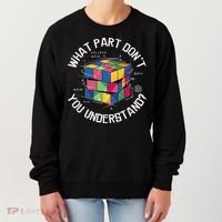 Funny Puzzle Cube Women's Sweatshirt thumb 0