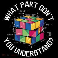 Funny Puzzle Cube USA-Made Doggie Bandana thumb 2