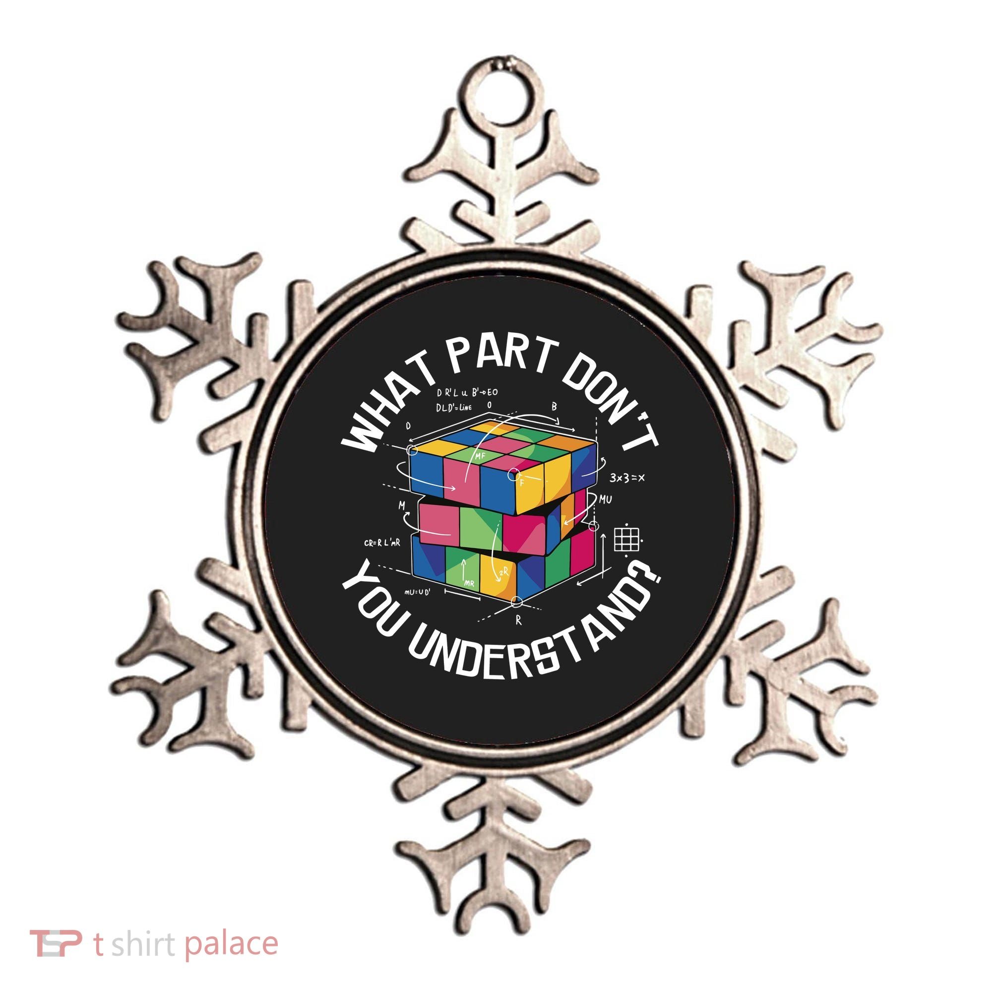 Funny Puzzle Cube Ornament