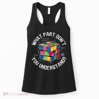 Funny Puzzle Cube Women's Tank Top thumb 0