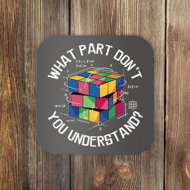 Funny Puzzle Cube Coaster