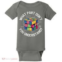 Funny Puzzle Cube Baby Bodysuit thumb 0